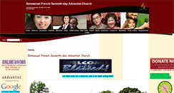 Desktop Screenshot of emmanuelfrenchsda.org